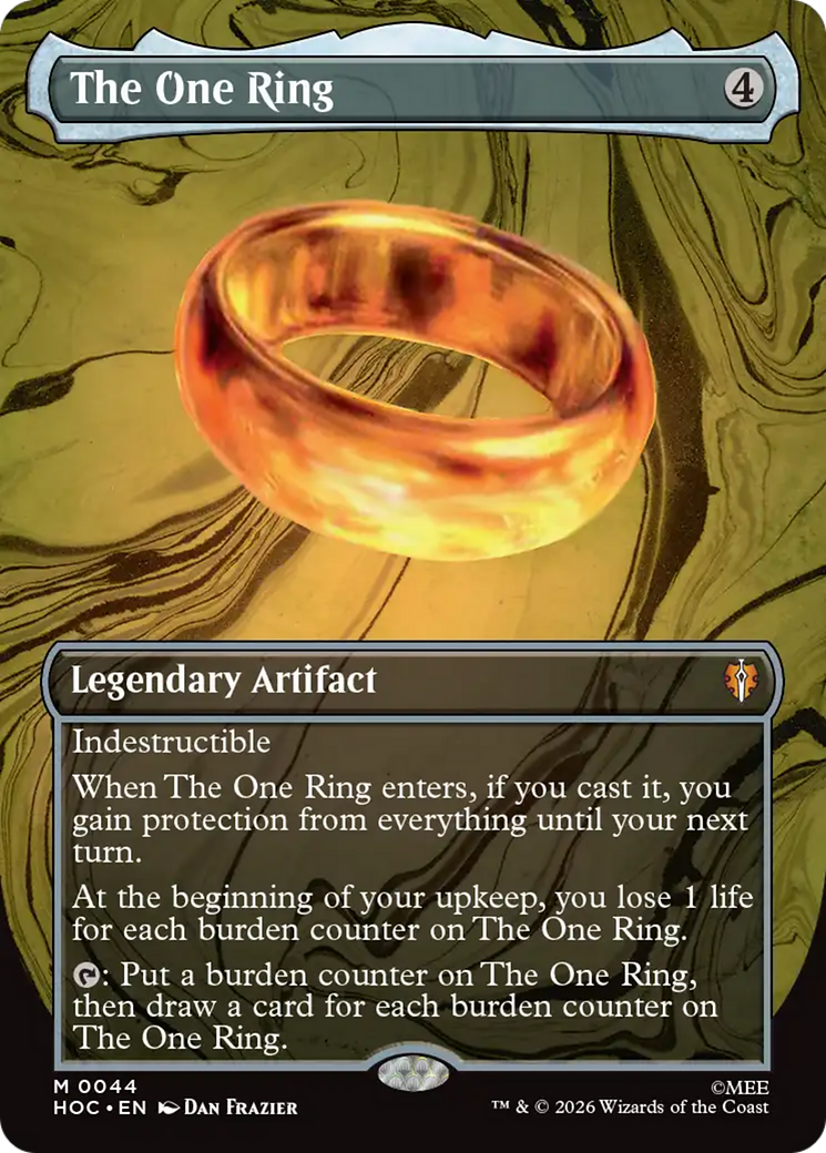 The One Ring (Borderless) [The Hobbit] | Exor Games Summserside