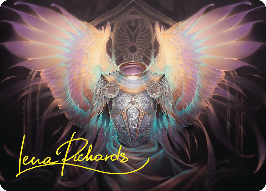 Celestial Armor Art Card (2/54) (Gold-Stamped Signature) [Foundations Art Series] | Exor Games Summserside