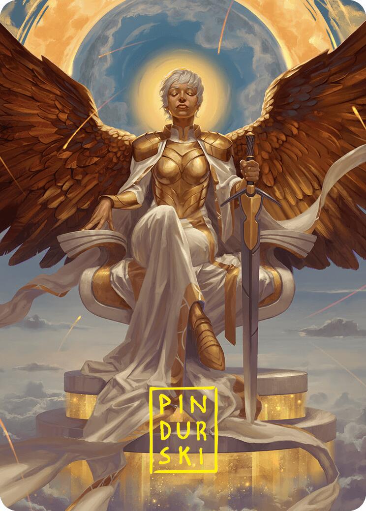 Herald of Eternal Dawn Art Card (27/54) (Gold-Stamped Signature) [Foundations Art Series] | Exor Games Summserside
