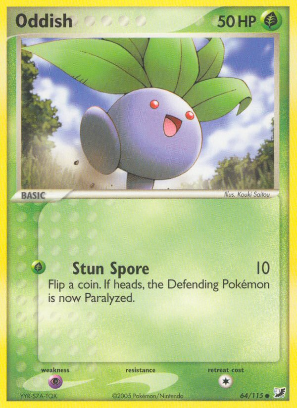 Oddish (64/115) [EX: Unseen Forces] | Exor Games Summserside