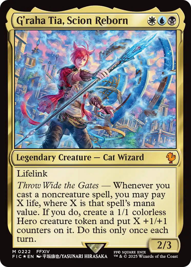 G'raha Tia, Scion Reborn (Surge Foil) [FINAL FANTASY Commander] | Exor Games Summserside