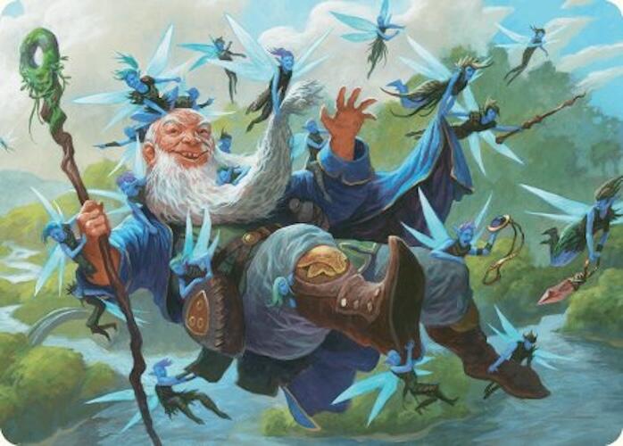 Mischievous Mystic Art Card (7/54) [Foundations Art Series] | Exor Games Summserside