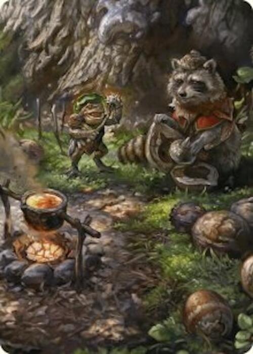 Sylvan Scavenging Art Card (46/54) [Foundations Art Series] | Exor Games Summserside