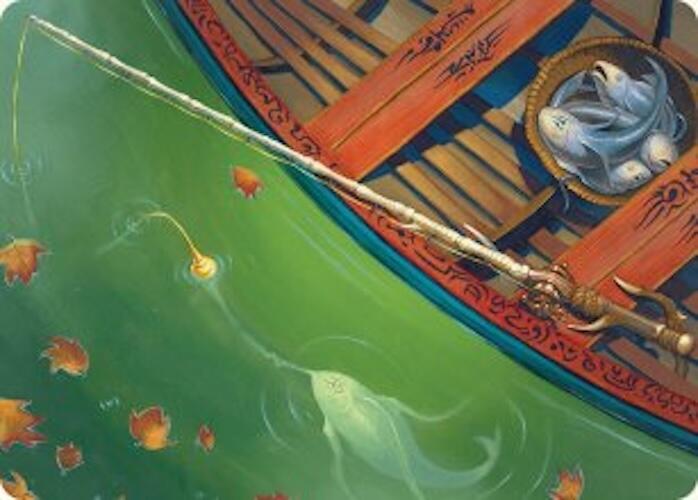 Fishing Pole Art Card (18/54) [Foundations Art Series] | Exor Games Summserside