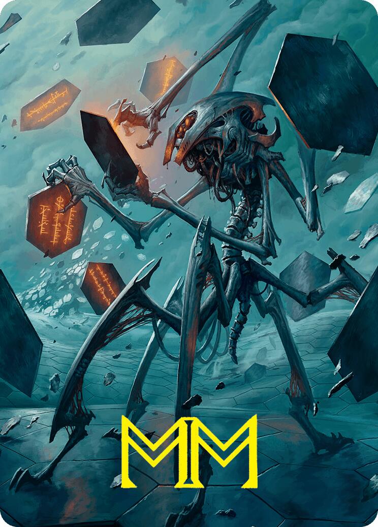 Scrawling Crawler Art Card (50/54) (Gold-Stamped Signature) [Foundations Art Series] | Exor Games Summserside