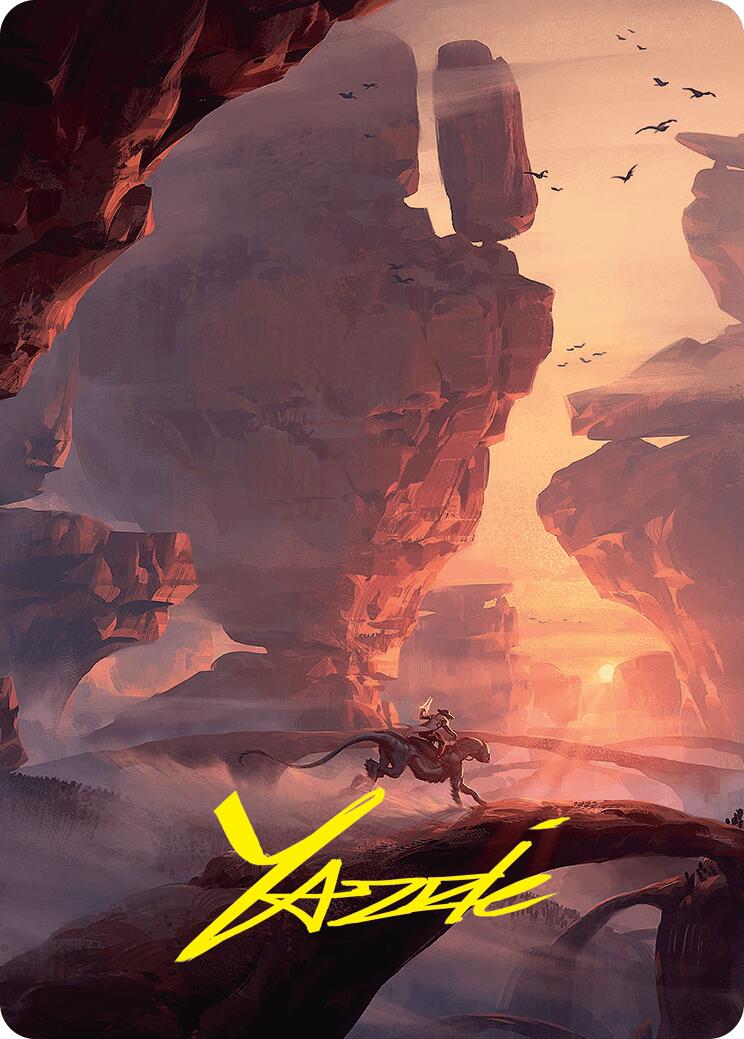 Mountain Art Card (24/54) (Gold-Stamped Signature) [Foundations Art Series] | Exor Games Summserside