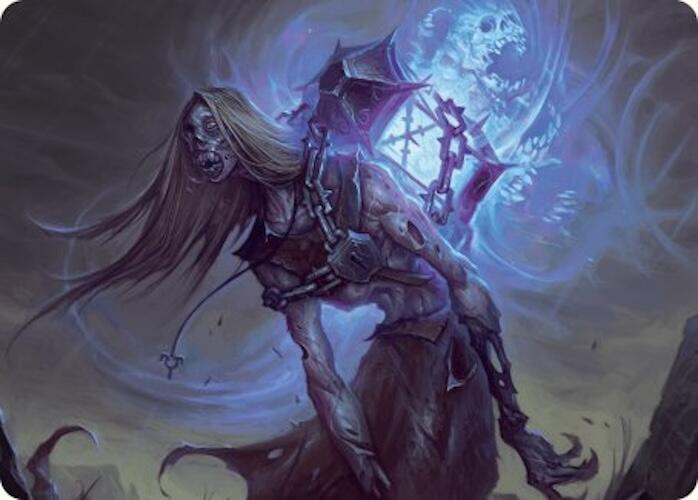 Soul-Shackled Zombie Art Card (9/54) [Foundations Art Series] | Exor Games Summserside