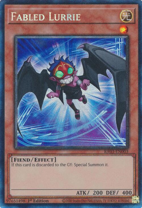 Fabled Lurrie (CR) [RA03-EN003] Prismatic Collector's Rare | Exor Games Summserside