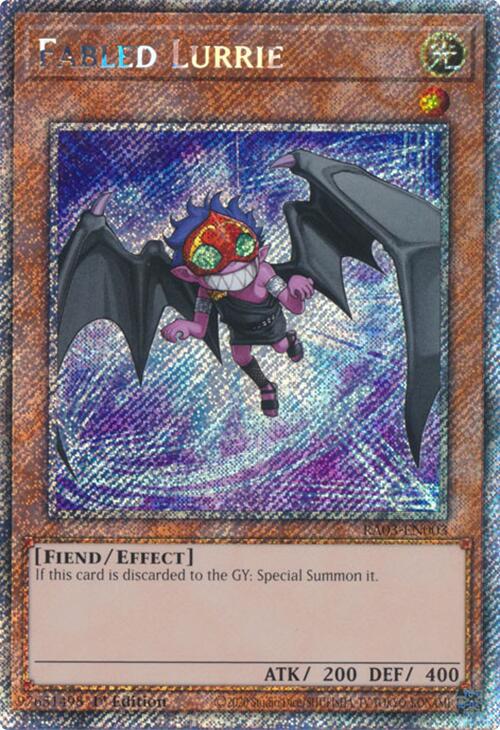 Fabled Lurrie (Platinum Secret Rare) [RA03-EN003] Platinum Secret Rare | Exor Games Summserside