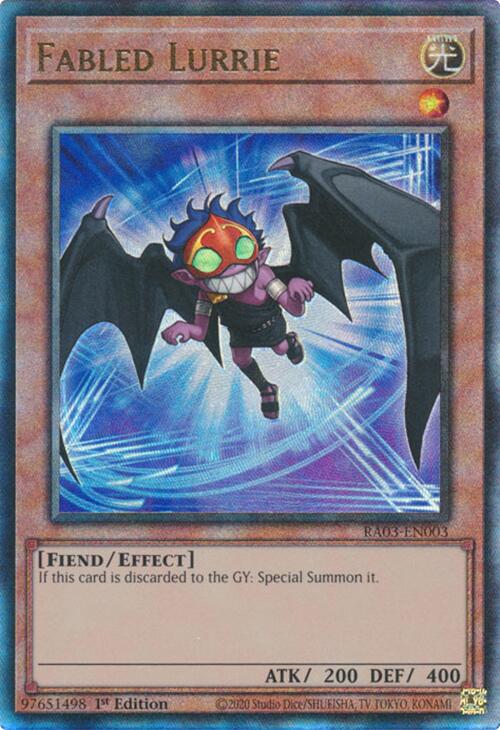 Fabled Lurrie (UTR) [RA03-EN003] Prismatic Ultimate Rare | Exor Games Summserside