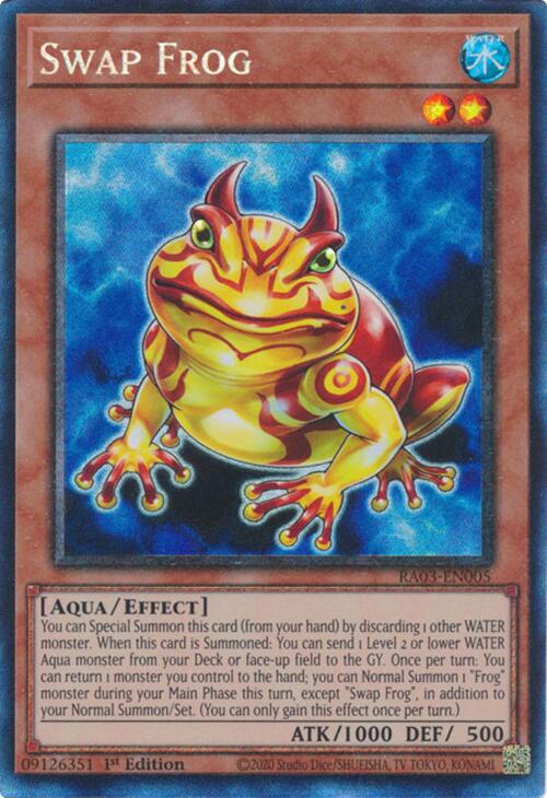 Swap Frog (CR) [RA03-EN005] Prismatic Collector's Rare | Exor Games Summserside