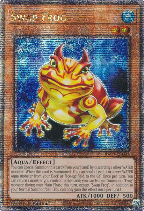 Swap Frog (Quarter Century Secret Rare) [RA03-EN005] Quarter Century Secret Rare | Exor Games Summserside