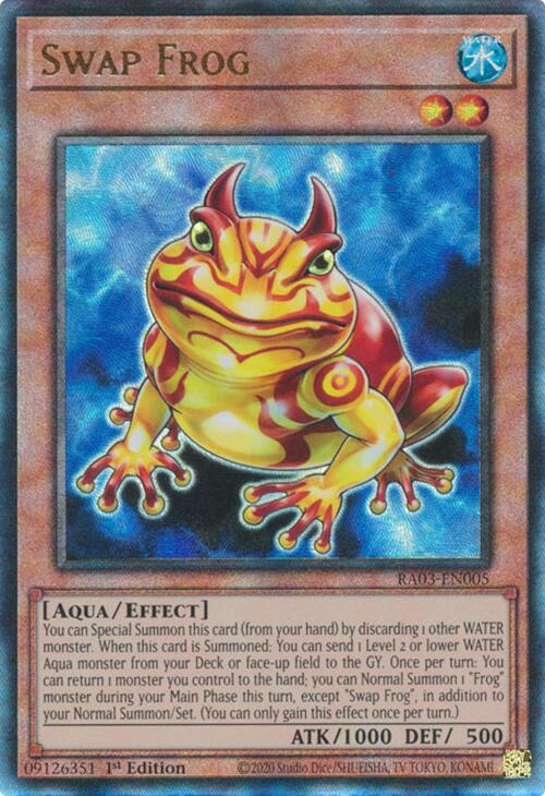 Swap Frog (UTR) [RA03-EN005] Prismatic Ultimate Rare | Exor Games Summserside