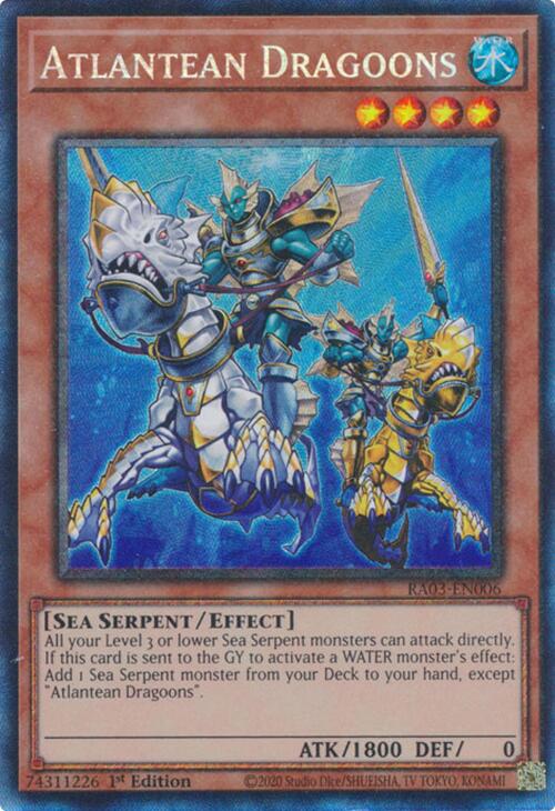 Atlantean Dragoons (CR) [RA03-EN006] Prismatic Collector's Rare | Exor Games Summserside