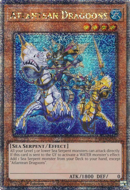 Atlantean Dragoons (Quarter Century Secret Rare) [RA03-EN006] Quarter Century Secret Rare | Exor Games Summserside