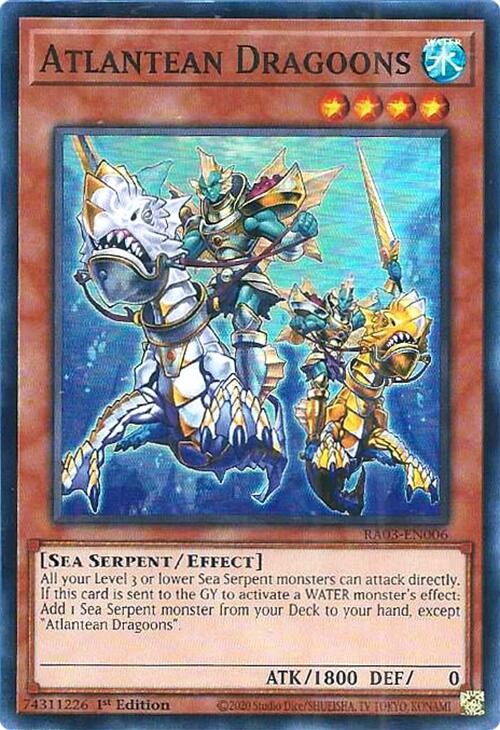 Atlantean Dragoons [RA03-EN006] Super Rare | Exor Games Summserside