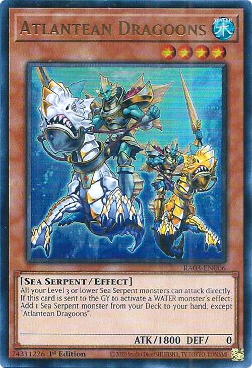 Atlantean Dragoons (UR) [RA03-EN006] Ultra Rare | Exor Games Summserside