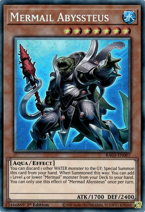 Mermail Abyssteus (CR) [RA03-EN007] Prismatic Collector's Rare | Exor Games Summserside