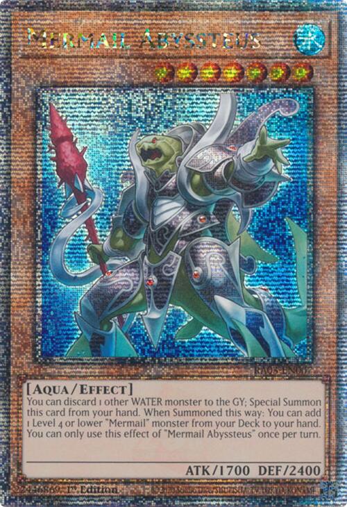 Mermail Abyssteus (Quarter Century Secret Rare) [RA03-EN007] Quarter Century Secret Rare | Exor Games Summserside