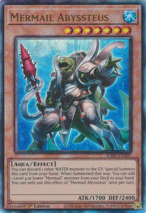 Mermail Abyssteus (UTR) [RA03-EN007] Prismatic Ultimate Rare | Exor Games Summserside