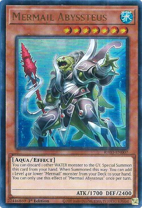 Mermail Abyssteus (UR) [RA03-EN007] Ultra Rare | Exor Games Summserside