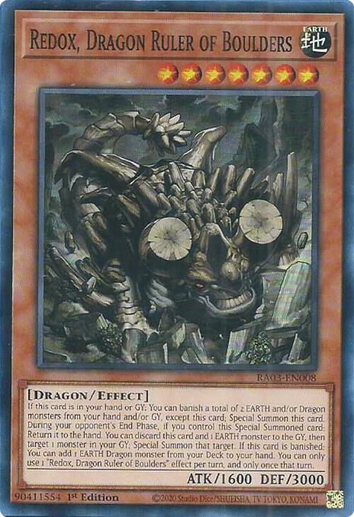 Redox, Dragon Ruler of Boulders [RA03-EN008] Super Rare | Exor Games Summserside