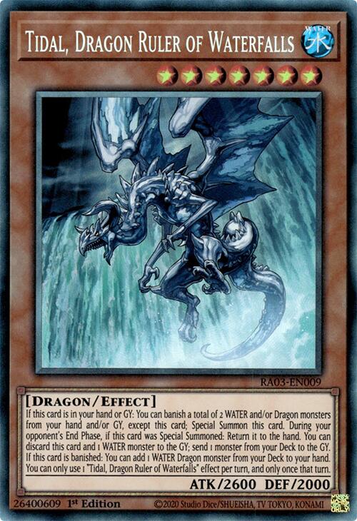 Tidal, Dragon Ruler of Waterfalls (CR) [RA03-EN009] Prismatic Collector's Rare | Exor Games Summserside