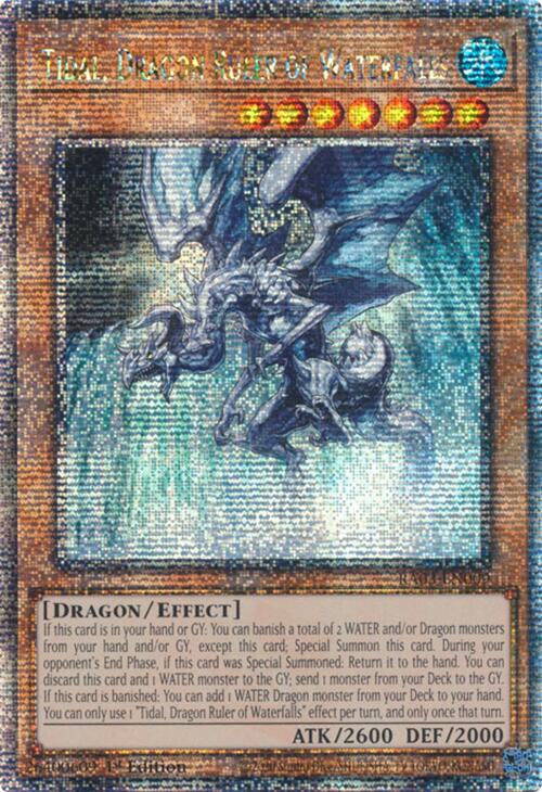 Tidal, Dragon Ruler of Waterfalls (Quarter Century Secret Rare) [RA03-EN009] Quarter Century Secret Rare | Exor Games Summserside