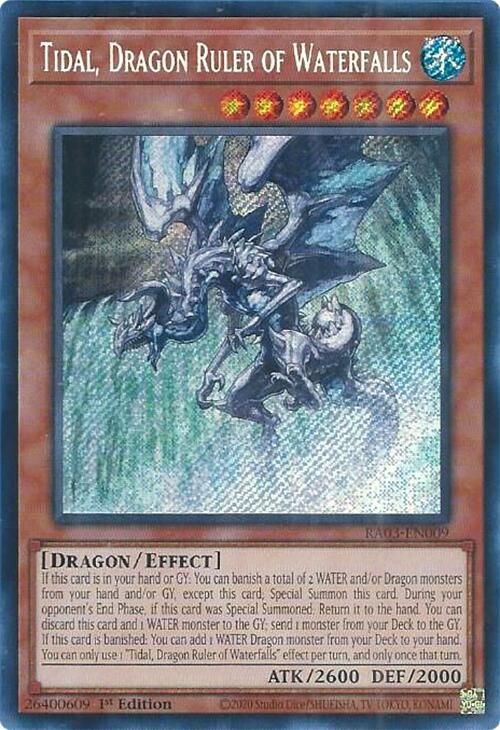 Tidal, Dragon Ruler of Waterfalls (Secret Rare) [RA03-EN009] Secret Rare | Exor Games Summserside