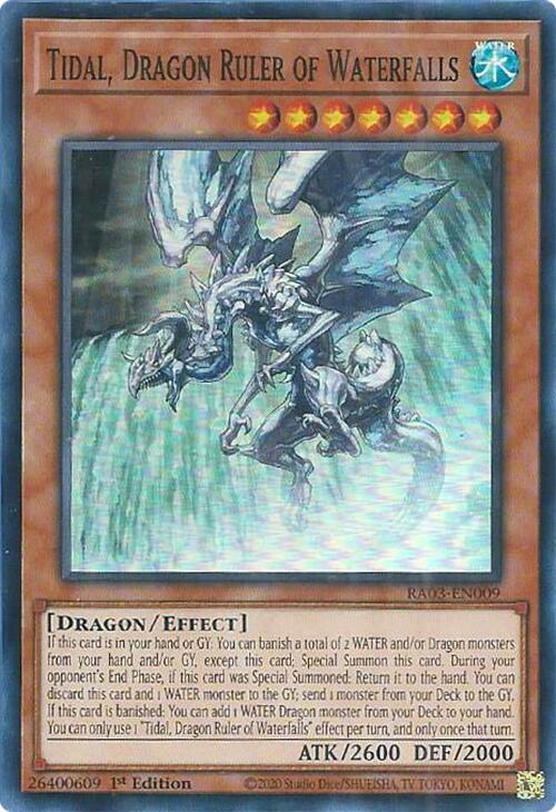 Tidal, Dragon Ruler of Waterfalls [RA03-EN009] Super Rare | Exor Games Summserside