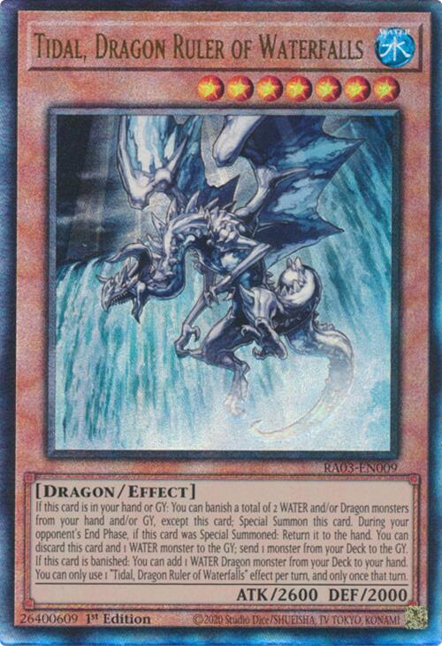 Tidal, Dragon Ruler of Waterfalls (UTR) [RA03-EN009] Prismatic Ultimate Rare | Exor Games Summserside