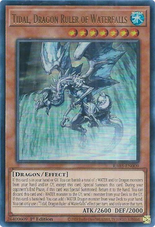 Tidal, Dragon Ruler of Waterfalls (UR) [RA03-EN009] Ultra Rare | Exor Games Summserside