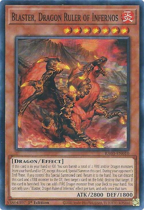 Blaster, Dragon Ruler of Infernos [RA03-EN010] Super Rare | Exor Games Summserside