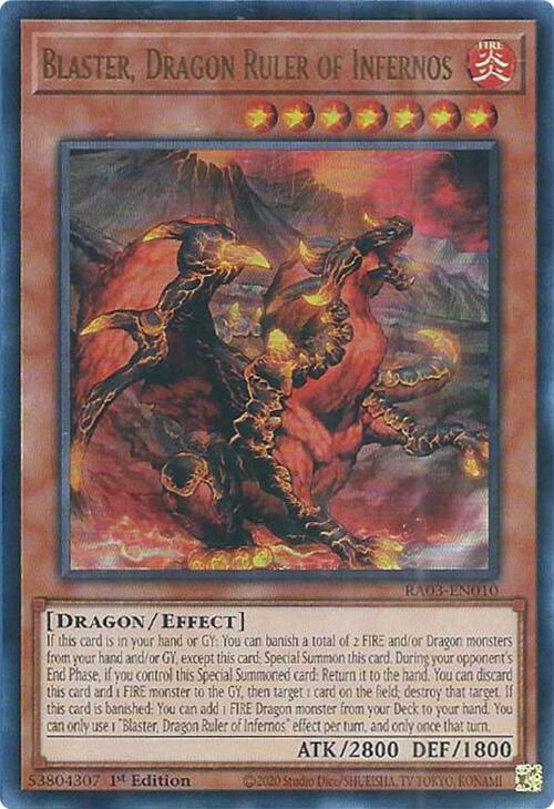 Blaster, Dragon Ruler of Infernos (UR) [RA03-EN010] Ultra Rare | Exor Games Summserside