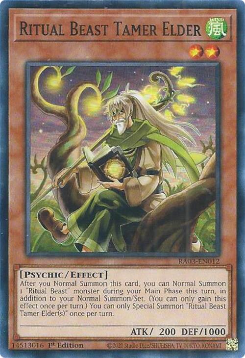 Ritual Beast Tamer Elder [RA03-EN012] Super Rare | Exor Games Summserside