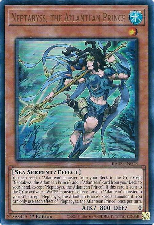 Neptabyss, the Atlantean Prince (UR) [RA03-EN013] Ultra Rare | Exor Games Summserside