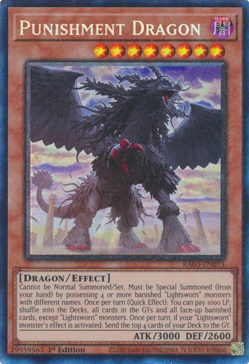 Punishment Dragon (CR) [RA03-EN015] Prismatic Collector's Rare | Exor Games Summserside