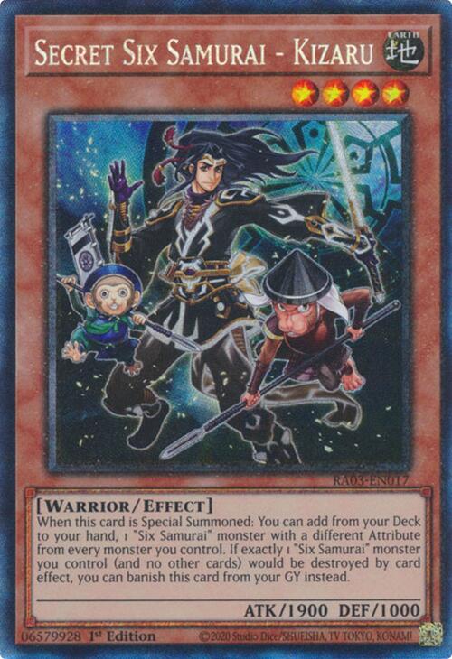 Secret Six Samurai - Kizaru (CR) [RA03-EN017] Prismatic Collector's Rare | Exor Games Summserside