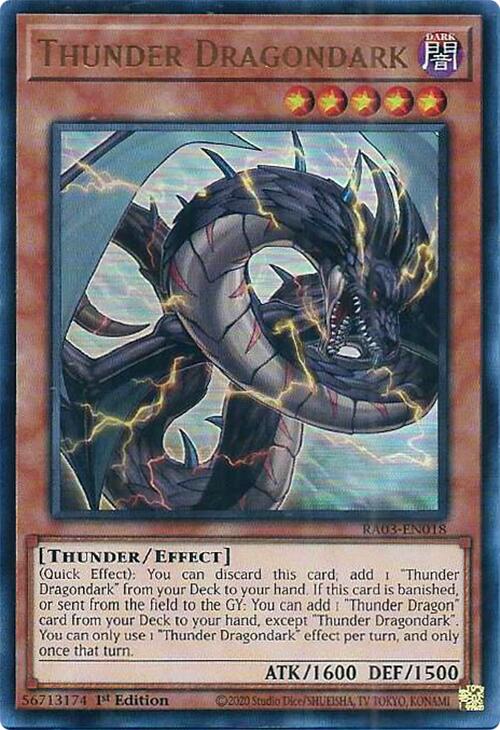 Thunder Dragondark (UR) [RA03-EN018] Ultra Rare | Exor Games Summserside