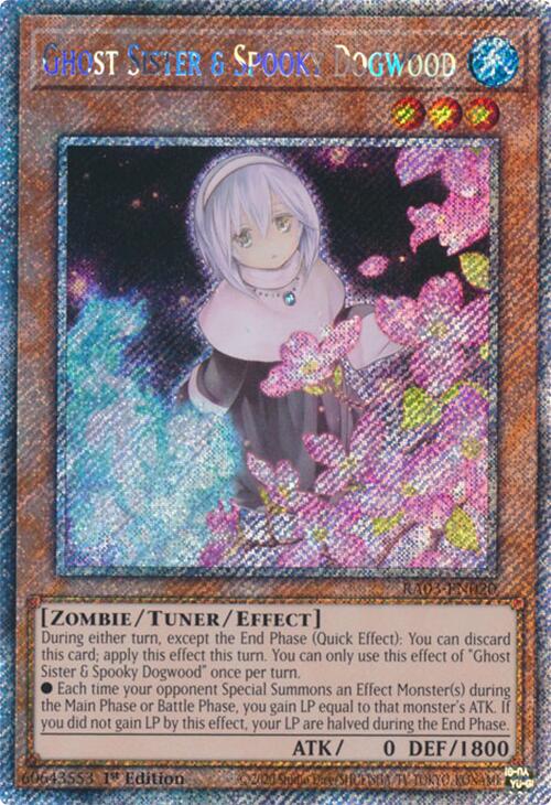 Ghost Sister & Spooky Dogwood (Platinum Secret Rare) [RA03-EN020] Platinum Secret Rare | Exor Games Summserside