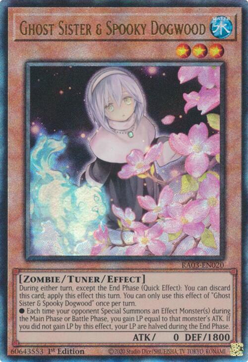 Ghost Sister & Spooky Dogwood (UTR) [RA03-EN020] Prismatic Ultimate Rare | Exor Games Summserside