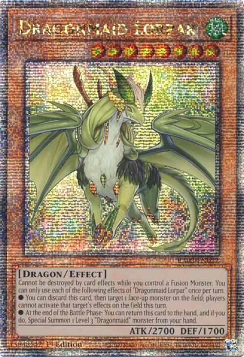 Dragonmaid Lorpar (Quarter Century Secret Rare) [RA03-EN022] Quarter Century Secret Rare | Exor Games Summserside