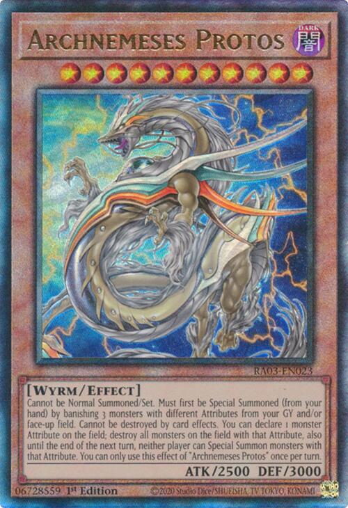 Archnemeses Protos (UTR) [RA03-EN023] Prismatic Ultimate Rare | Exor Games Summserside