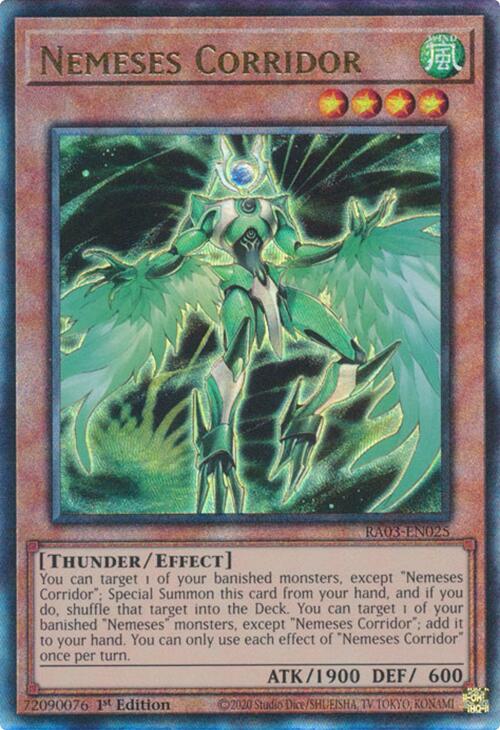 Nemeses Corridor (UTR) [RA03-EN025] Prismatic Ultimate Rare | Exor Games Summserside