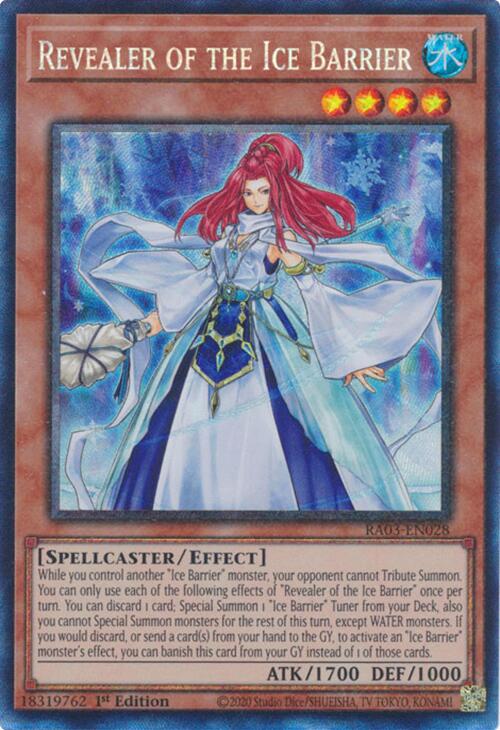 Revealer of the Ice Barrier (CR) [RA03-EN028] Prismatic Collector's Rare | Exor Games Summserside