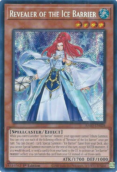 Revealer of the Ice Barrier (Secret Rare) [RA03-EN028] Secret Rare | Exor Games Summserside