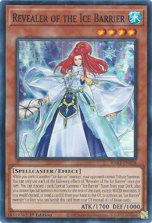 Revealer of the Ice Barrier [RA03-EN028] Super Rare | Exor Games Summserside