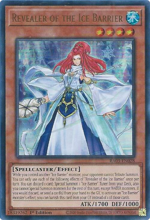 Revealer of the Ice Barrier (UR) [RA03-EN028] Ultra Rare | Exor Games Summserside