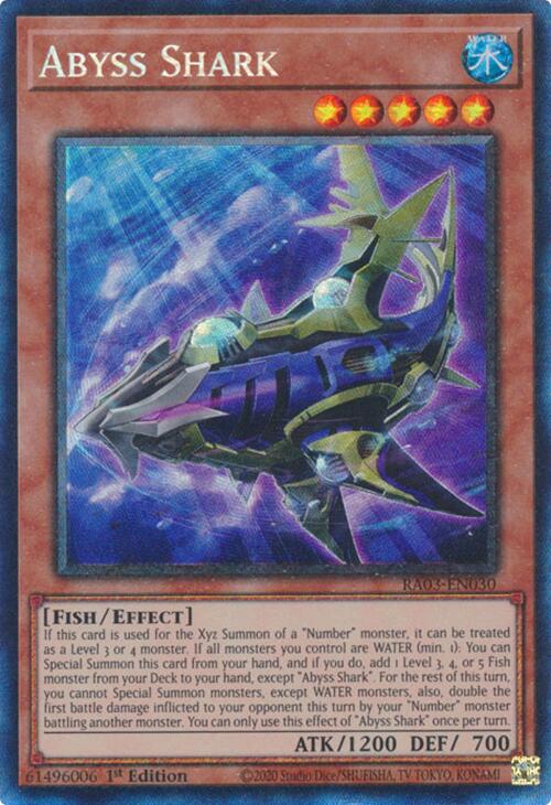 Abyss Shark (CR) [RA03-EN030] Prismatic Collector's Rare | Exor Games Summserside