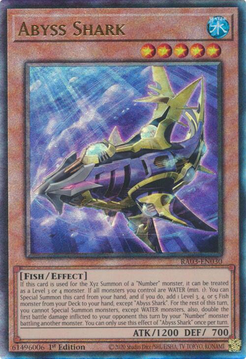 Abyss Shark (UTR) [RA03-EN030] Prismatic Ultimate Rare | Exor Games Summserside